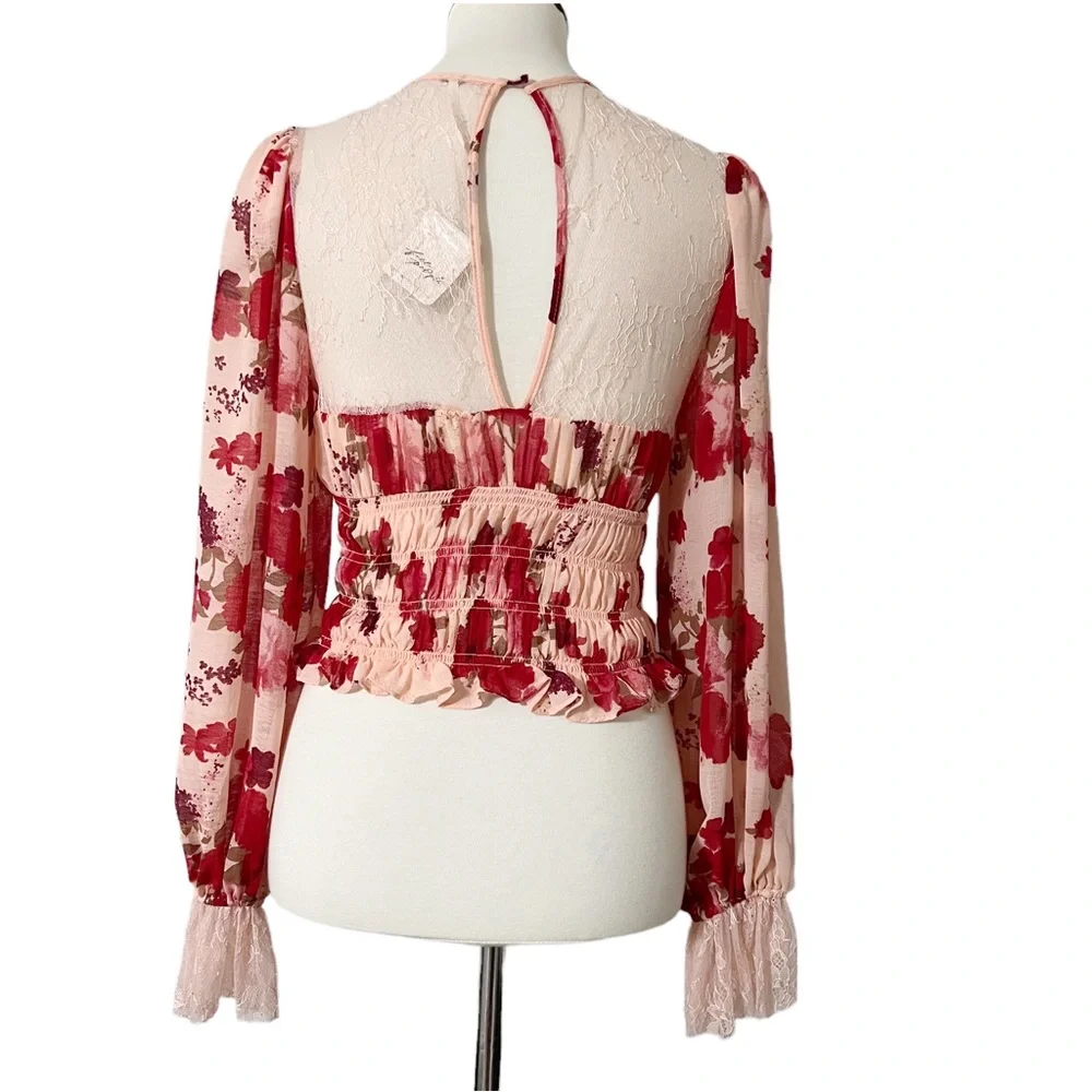 Free People Daphne Blouse in Romantic‎ Combo